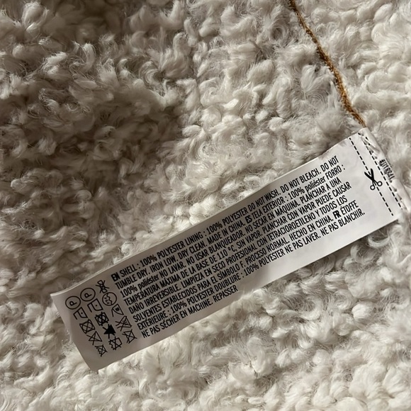 NWT Tuckernuck Hyacinth House Crosby Shearling Vest Tan NWT XXL - Picture 7 of 7